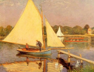 argenteuil painting - Boaters at Argenteuil Claude Monet